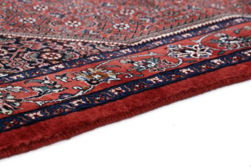 Central medallion detail of New Bijar rug from Iran / Persia