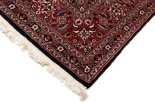Central medallion detail of New Bijar rug from Iran / Persia