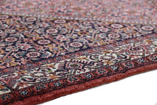 Central medallion detail of New Bijar rug from Iran / Persia