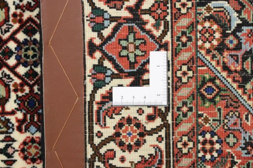 Full view of New Bijar rug from Iran / Persia, 160 × 114 cm in Multi Color tones