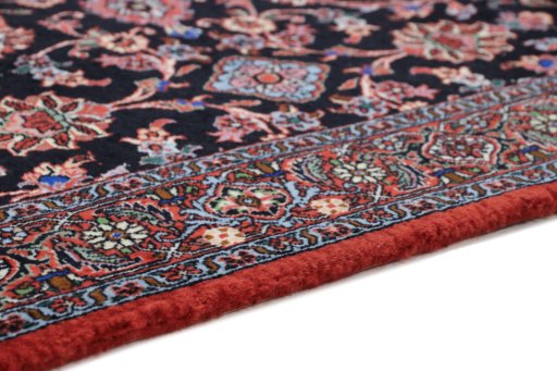 Central medallion detail of New Bijar rug from Iran / Persia