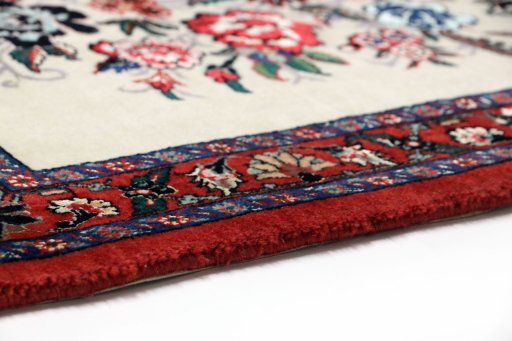 Central medallion detail of New Bijar rug from Iran / Persia