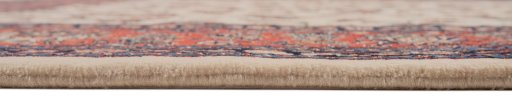 Close-up detail of New Bijar rug from Iran / Persia showing Wool weave