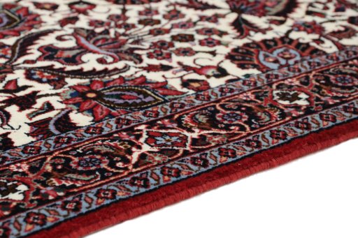Central medallion detail of New Bijar rug from Iran / Persia