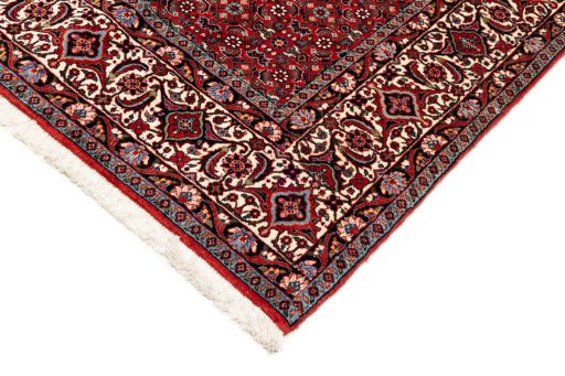 Central medallion detail of New Bijar rug from Iran / Persia