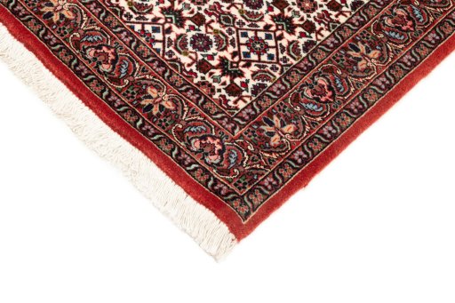 Central medallion detail of New Bijar rug from Iran / Persia