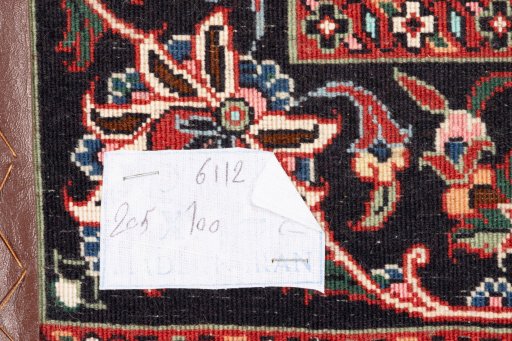 Central medallion detail of New Bijar rug from Iran / Persia