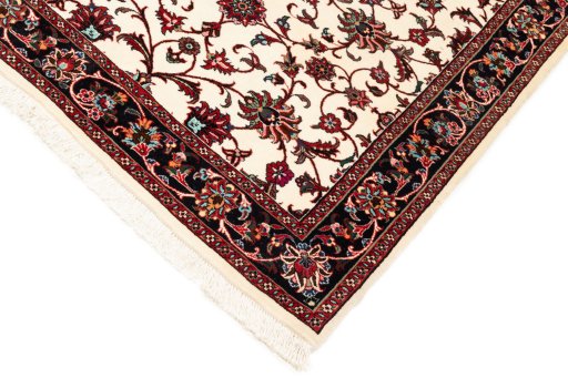 Central medallion detail of New Bijar rug from Iran / Persia