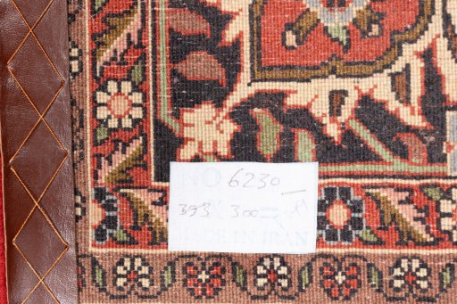 Central medallion detail of New Bijar rug from Iran / Persia