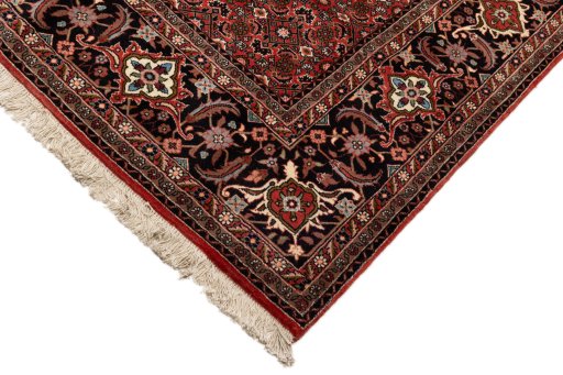 Central medallion detail of New Bijar rug from Iran / Persia