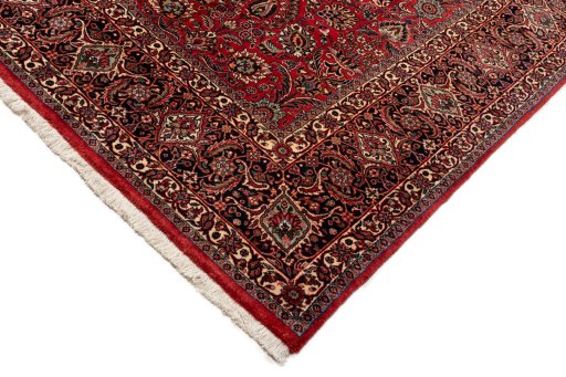 Central medallion detail of New Bijar rug from Iran / Persia