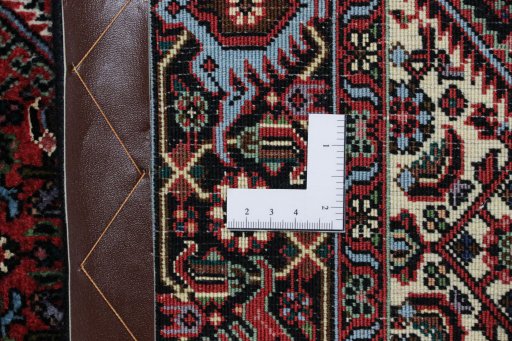 Central medallion detail of New Bijar rug from Iran / Persia