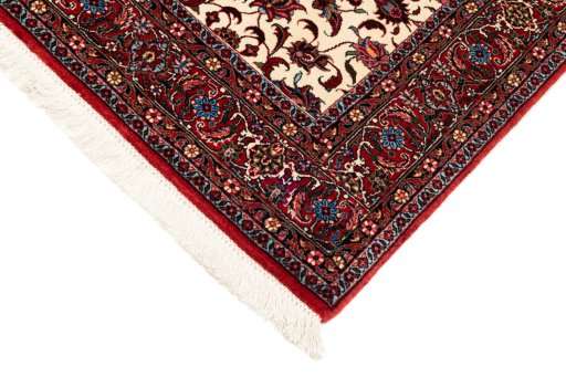 Central medallion detail of New Bijar rug from Iran / Persia