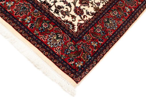 Central medallion detail of New Bijar rug from Iran / Persia