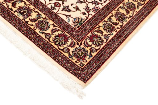 Central medallion detail of New Bijar rug from Iran / Persia