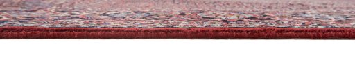 Close-up detail of New Bijar rug from Iran / Persia showing Wool weave