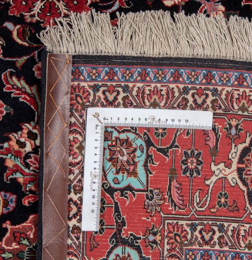 Central medallion detail of New Bijar rug from Iran / Persia