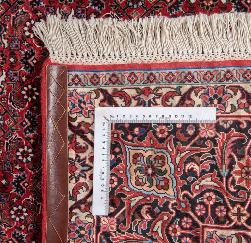 Central medallion detail of New Bijar rug from Iran / Persia