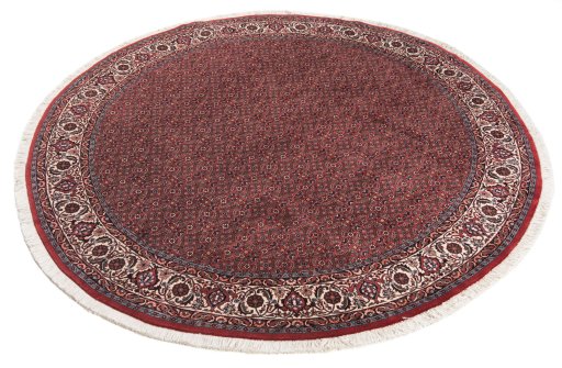 Central medallion detail of New Bijar rug from Iran / Persia