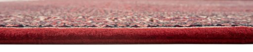 Close-up detail of New Bijar rug from Iran / Persia showing Wool weave