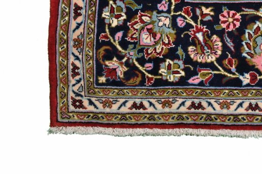 Central medallion detail of 2000s Ghom rug from Iran / Persia