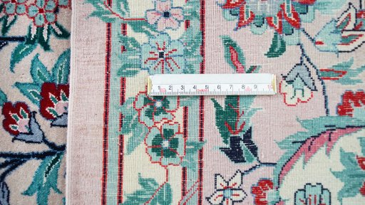 Full view of New Isfahan rug from China, 365 × 274 cm in Pink tones