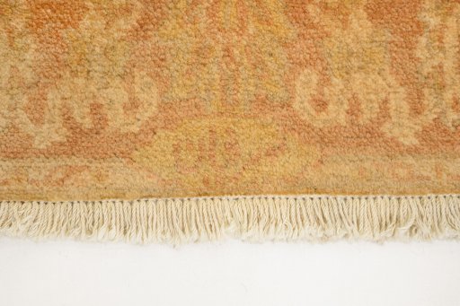 Central medallion detail of New Isfahan rug from Iran / Persia