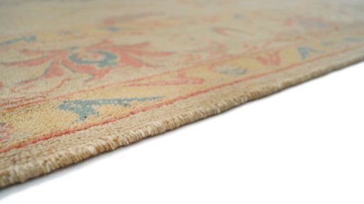Central medallion detail of New Isfahan rug from Iran / Persia