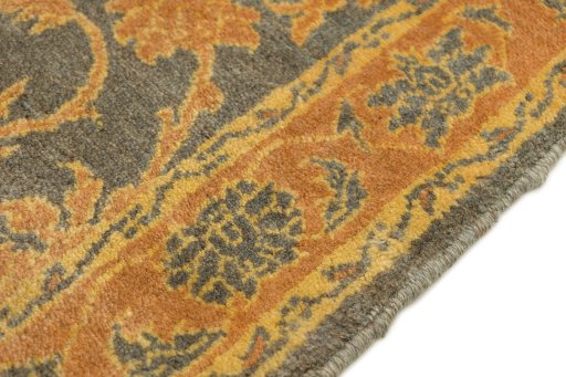 Central medallion detail of New Isfahan rug from Iran / Persia