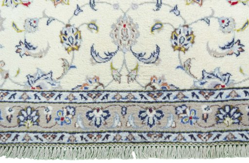 Central medallion detail of 2000s Kashan rug from Iran / Persia