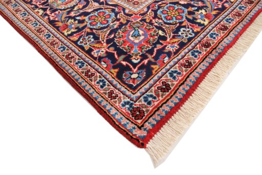 Central medallion detail of 1990s Kashan rug from Iran / Persia
