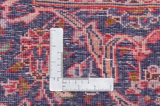 Central medallion detail of 1990s Kashan rug from Iran / Persia