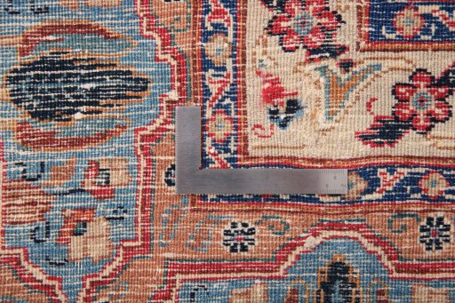 Central medallion detail of 1980s Kashmar rug from Iran / Persia