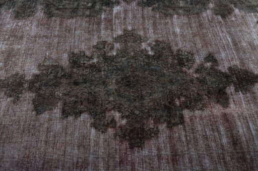 Central medallion detail of 1950s Kerman rug from Iran / Persia