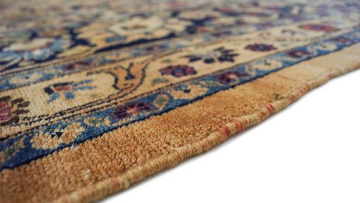 Central medallion detail of 1960s Khorasan rug from Iran / Persia