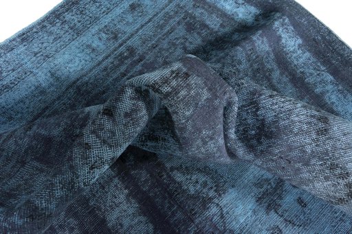 Surface texture of 1970s Khorasan rug with natural Wool and intricate pattern