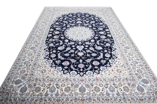 Surface texture of New Nain rug with natural Cork and intricate pattern