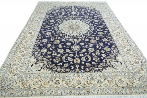 Surface texture of New Nain rug with natural Cork and intricate pattern