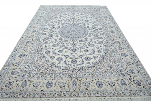 Surface texture of New Nain rug with natural Cork and intricate pattern