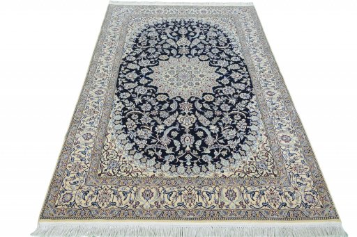 Surface texture of New Nain rug with natural Cork and intricate pattern