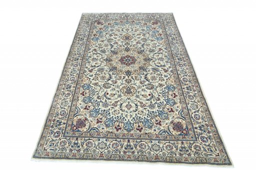 Surface texture of New Nain rug with natural Cork and intricate pattern