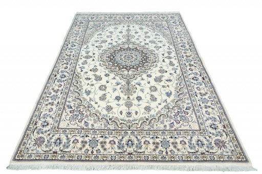 Surface texture of New Nain rug with natural Cork and intricate pattern