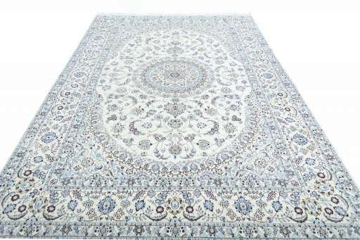 Surface texture of New Nain rug with natural Cork and intricate pattern