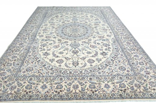 Surface texture of New Nain rug with natural Cork and intricate pattern