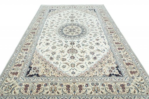 Surface texture of New Nain rug with natural Cork and intricate pattern