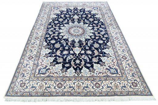 Surface texture of New Nain rug with natural Cork and intricate pattern