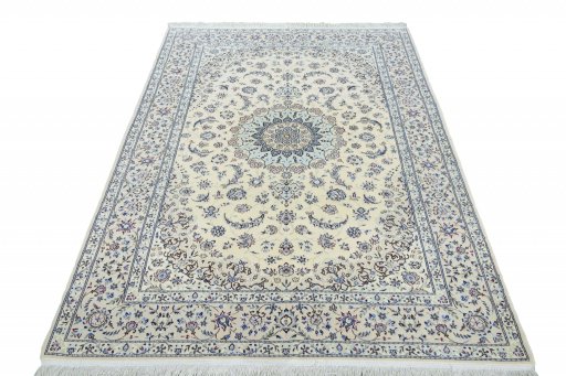 Surface texture of New Nain rug with natural Cork and intricate pattern