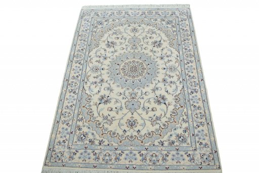 Surface texture of New Nain rug with natural Cork and intricate pattern