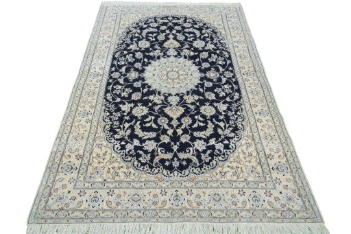 Surface texture of New Nain rug with natural Cork and intricate pattern