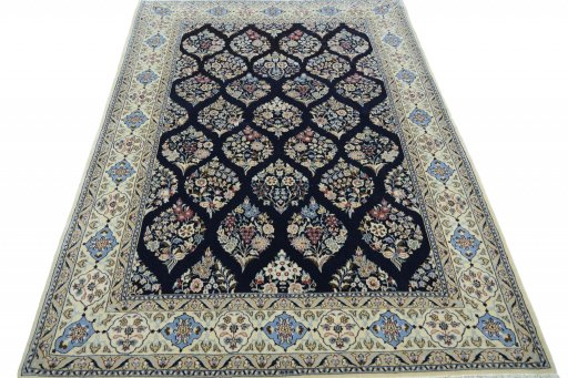 Surface texture of New Nain rug with natural Cork and intricate pattern